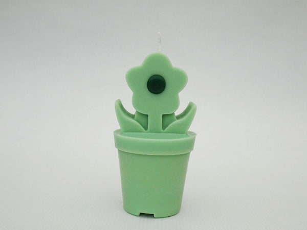 The Flowerpot Candle - Green