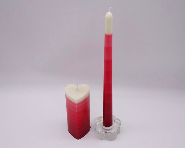 The Ombre Dinner Candle - Red
