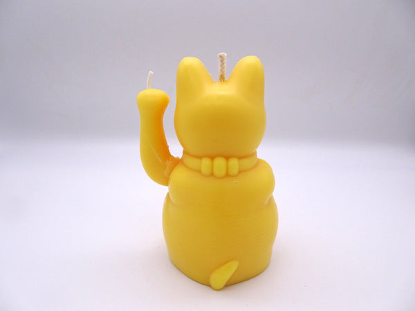 The Lucky Cat Candle - Yellow